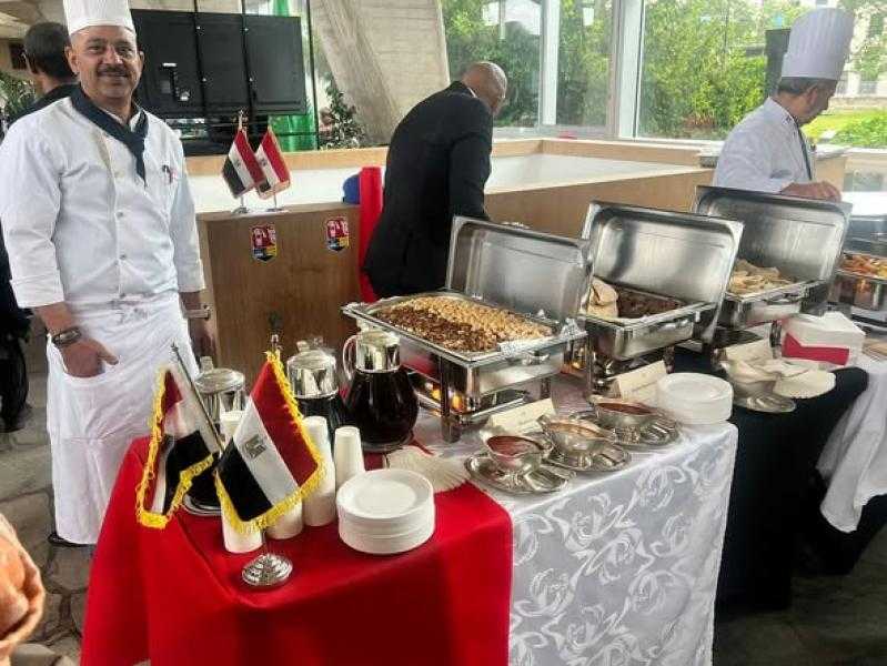 الكشري وتمثال نفرتيتي في باريس.. جناح مصر يخطف الأنظار في أسبوع أفريقيا باليونسكو
