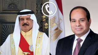 الرئيس السيسي يتلقى اتصالا هاتفيا من ملك البحرين للتهنئة بمناسبة عيد الأضحى المبارك