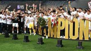 الزمالك يشكر اتحاد الكرة ورابطة الأندية والمتحدة للرياضة بعد التتويج بالدورى