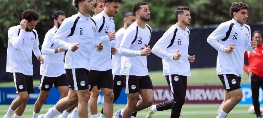 مران رئيسي للفراعنة استعدادًا للقاء بلجيكا في الجولة الأولى من مونديال 2026