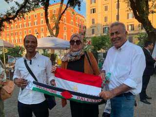 يوسف سلمان يشيد بمصر ودورها التاريخي في دعم القضية الفلسطينية خلال افتتاح مهرجان الثقافة الفلسطينية | صور