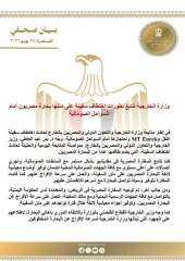 وزارة الخارجية تتابع تطورات اختطاف سفينة على متنها بحارة مصريون أمام السواحل الصومالية