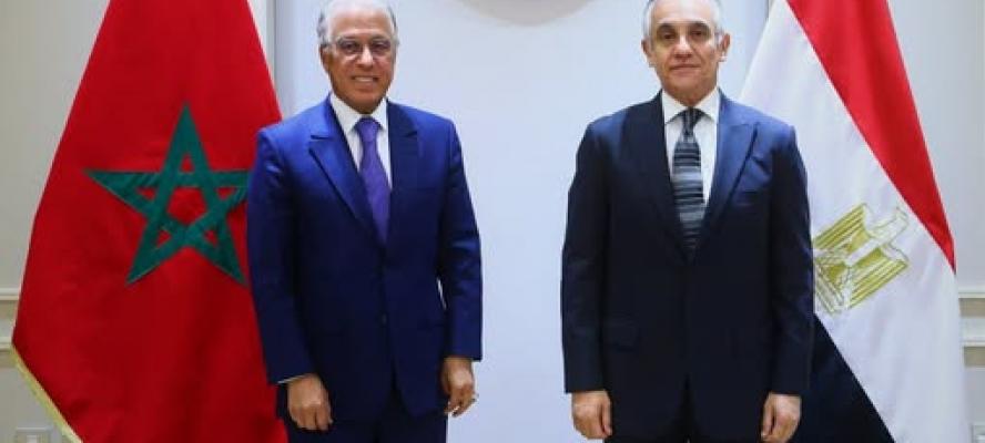 وزير العدل يستقبل سفير المملكة المغربية لبحث تطوير آفاق التعاون القضائي المشترك