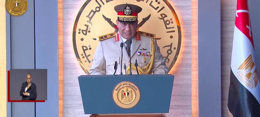 وزير الدفاع خلال افتتاح مقر القيادة الإستراتيجية: ”هذا الوطن عصي على أعدائه وسند لأبنائه”