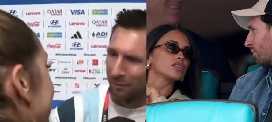 ميسي يرد على شائعات علاقته بمراسلة كأس العالم بعد لقائهما مجددا في ميامي