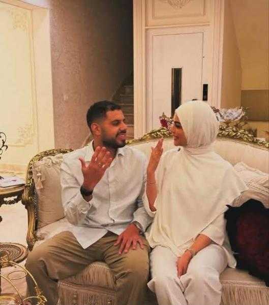 نجل أحمد شوبير يحتفل بخطوبته على النائبة سجى عمرو هندى