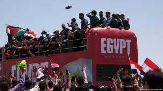 الجالية المصرية فى باريس تنظم وقفة لتكريم منتخب الفراعنة بعد أدائه البطولى فى المونديال