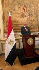 سفير مصر بفرنسا يقيم حفلًا رسميًا بمناسبة العيد القومي لجمهورية مصر العربية في باريس