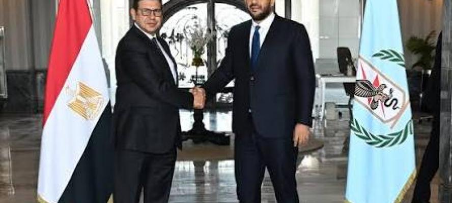 رئيس المخابرات العامة يبحث مع وكيل وزارة الدفاع الليبية تعزيز التعاون الأمنى