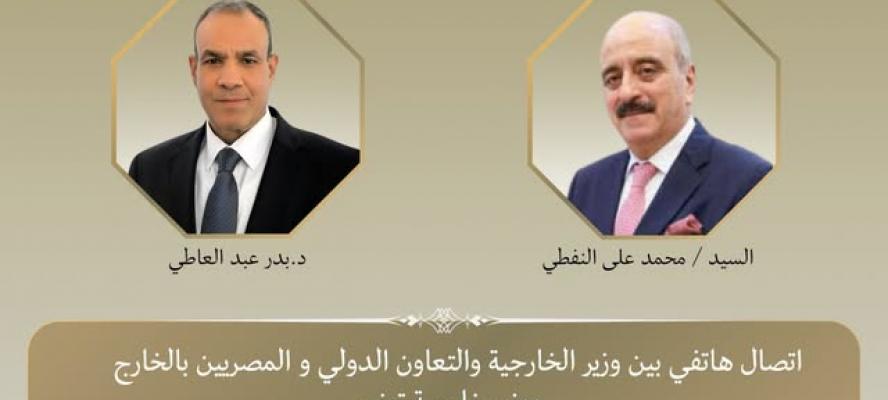 وزيرا الخارجية المصرى والتونسي يبحثان العلاقات الثنائية والتطورات الإقليمية