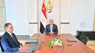 الرئيس السيسى يستقبل بمدينة العلمين اللواء محمود توفيق وزير الداخلية