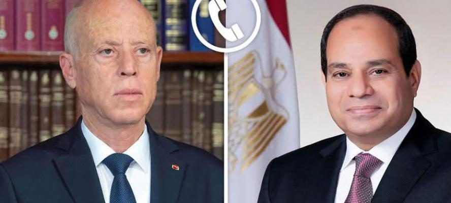 الرئيس السيسى يهنئ قيس سعيد بالذكرى الـ69 لعيد إعلان الجمهورية التونسية
