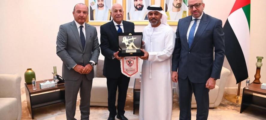 مجلس الزمالك يلتقي سفير الإمارات في مصر