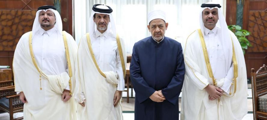 شيخ الأزهر لـ السفير القطري بالقاهرة: الأزهر على استعداد لتدريب الأئمة والوعاظ القطريين بأكاديمية الأزهر العالمية