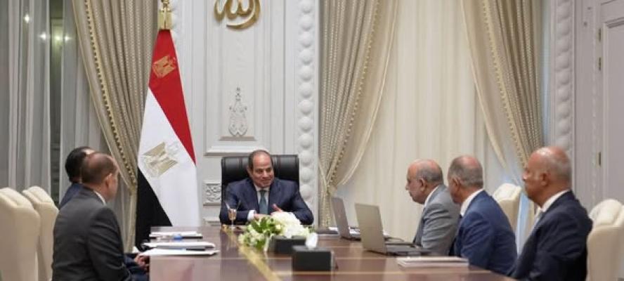 الرئيس السيسى يؤكد على أهمية دعم توطين الصناعات المُرتبطة بالطاقة الجديدة والمُتجددة
