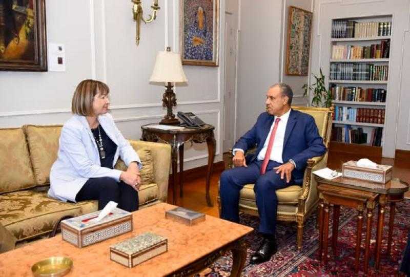 وزير الخارجية يستقبل السيدة إلينا بانوفا، المنسق المقيم للأمم المتحدة في مصر