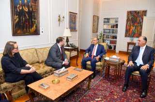 وزير الخارجية يستقبل وزير الدولة البريطاني للشرق الأوسط وزير الخارجية يستقبل وزير الدولة البريطاني للشرق الأوسط