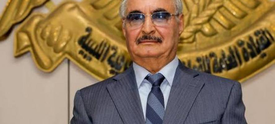 المشير خليفة حفتر  يؤكد دعمه المبادرات الهادفة لتحقيق الأمن والاستقرار في ليبيا والحفاظ على وحدتها