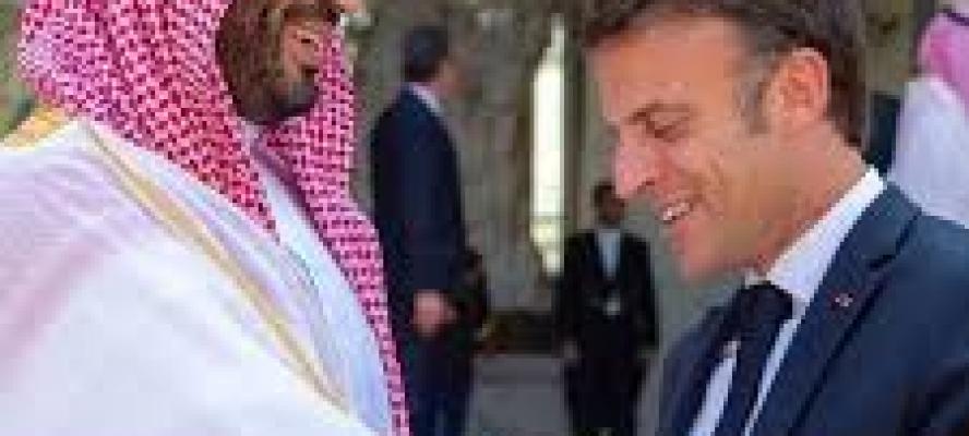 الرئيس الفرنسي يلتقي ولي العهد السعودي في القصر الكبير