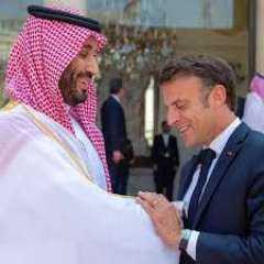 الرئيس الفرنسي يلتقي ولي العهد السعودي في القصر الكبير