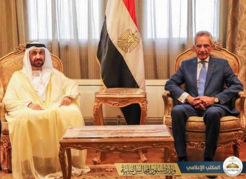 وزير شئون المجالس النيابية يستقبل رئيس البرلمان العربي لبحث تعزيز التعاون البرلماني العربي.