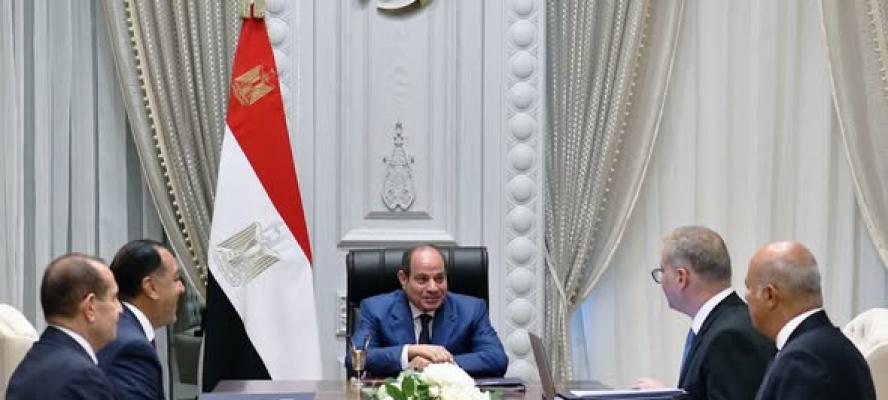 الرئيس السيسي يتابع الموقف التنفيذي لإنتاج الزيت الخام والغاز الطبيعي بمناطق البحث والاستكشاف