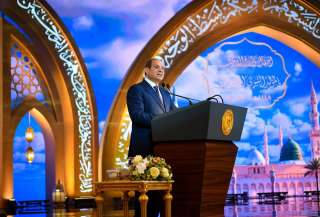 المتحدث الرئاسي ينشر صور الرئيس السيسي يشهد الاحتفال بذكرى المولد النبوي الشريف |صور