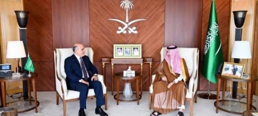 السفير  ااسعودى  لدى مصر يستقبل السفير المصري الجديد بالمملكة