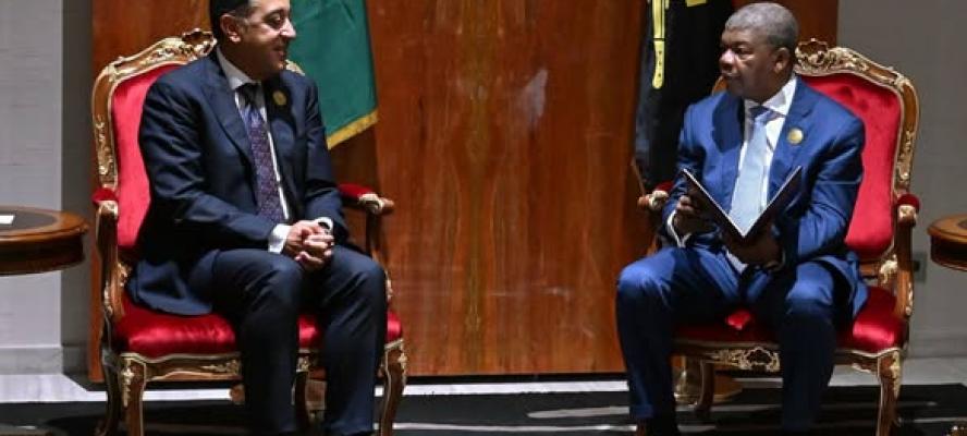 رئيس أنجولا يستقبل رئيس الوزراء لبحث تعزيز التعاون الثنائي وتنفيذ عدد من المشروعات المشتركة في عدد من المجالات