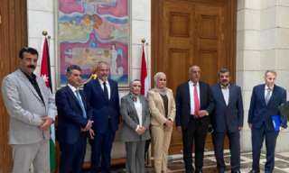 السفير المصري بعمان يستقبل وفد لجنة الأخوة المصرية الأردنية بالنواب الاردني
