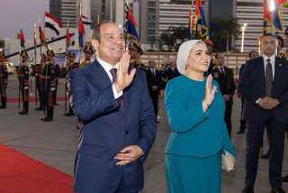 السيدة انتصار السيسى ..نرحب بكل محبة بفخامة الرئيس شي جينبينغ والسيدة الأولى... السيدة انتصار السيسى ..نرحب بكل محبة بفخامة الرئيس شي جينبينغ والسيدة الأولى بينغ لي يوان