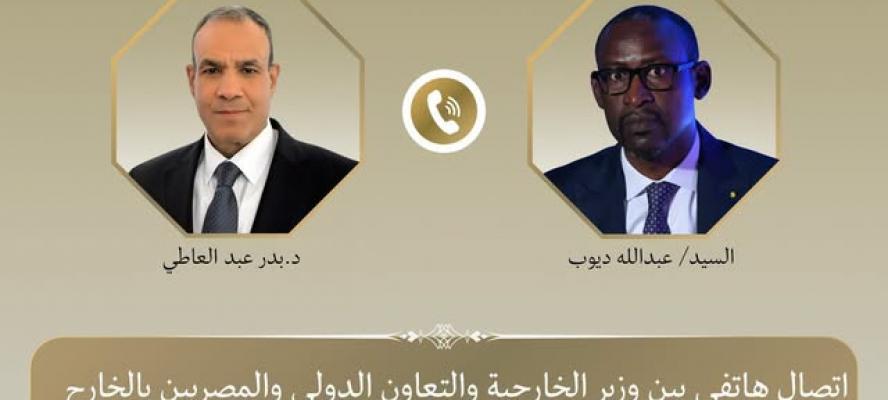 وزير الخارجية ونظيره المالي يبحثان سبل تعزيز العلاقات الثنائية وتطورات الأوضاع في منطقة الساحل