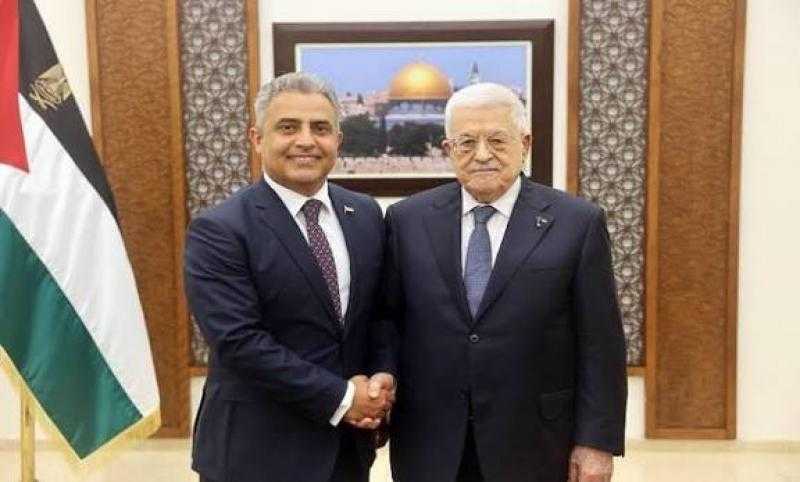 السفير المصري يقدم أوراق اعتماده للرئيس الفلسطينى محمود عباس