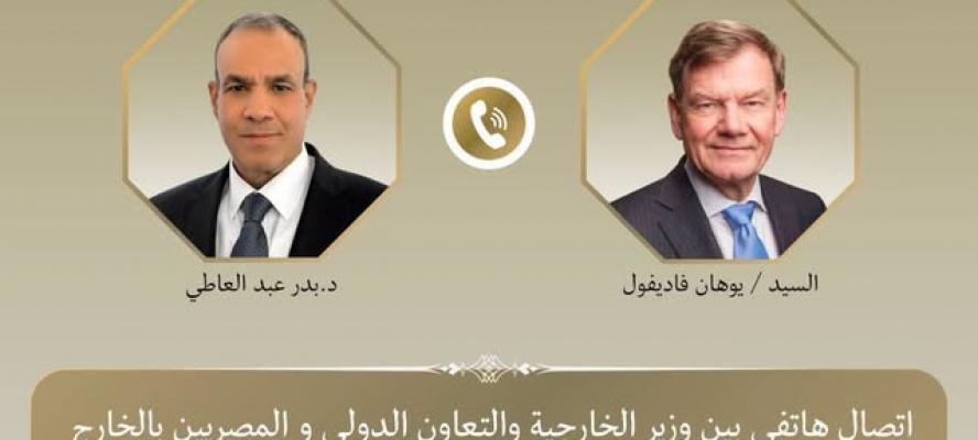 وزير الخارجية ونظيره الألمانى يبحثان التطورات فى الشرق الأوسط