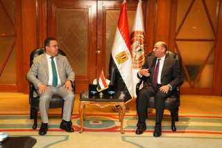 وزير العمل يبحث مع نظيره الليبي تعزيز التعاون في ملفات العمل وزير العمل يبحث مع نظيره الليبي تعزيز التعاون في ملفات العمل
