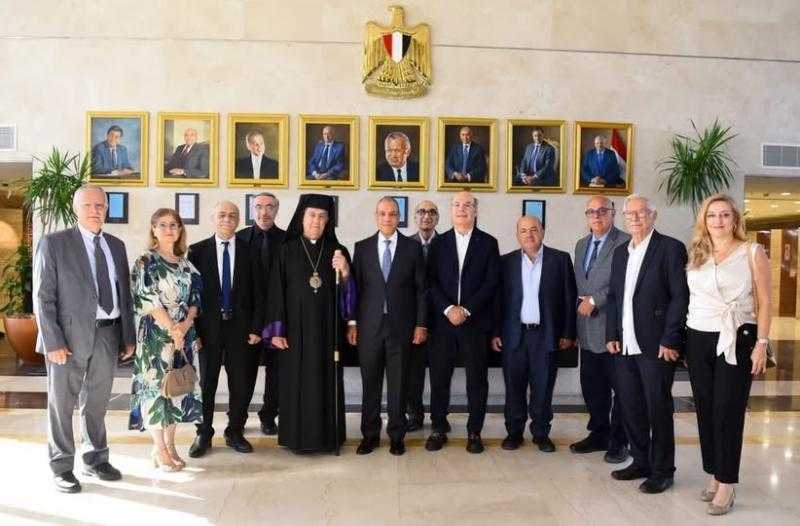 وزير الخارجية يستقبل رموز من المصريين من أصول أرمينية