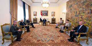 الرئيس السيسى يستقبل وزير الدفاع الوطني لليونان الرئيس السيسى يستقبل وزير الدفاع الوطني لليونان