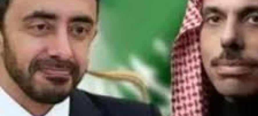 وزيرا خارجية السعودية والإمارات يبحثان التطورات الإقليمية