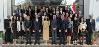 القائم بالأعمال بالإنابة بالسفارة المصرية في نيودلهي تستقبل الدفعة (٥٨) من الملاحق الدبلوماسيين
