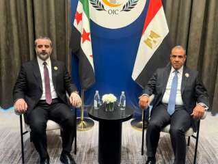 وزير الخارجية يلتقي نظيره السوري على هامش اجتماعات مجلس وزراء خارجية منظمة... وزير الخارجية يلتقي نظيره السوري على هامش اجتماعات مجلس وزراء خارجية منظمة التعاون الإسلامي في بغداد