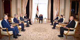 الرئيس السيسي يستقبل نائب مدير رئاسة روسيا الاتحادية والممثل الخاص للرئيس الروسي لشئون التعاون المالي