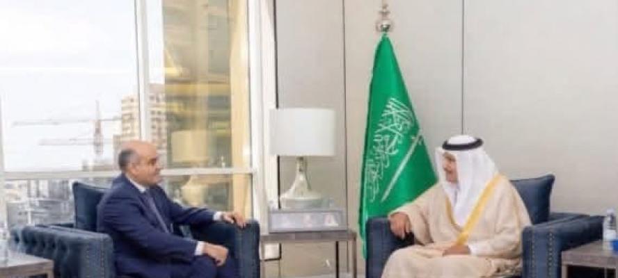 سفير  مصر  لدي السعودية يلتقى وزير النقل السعودى