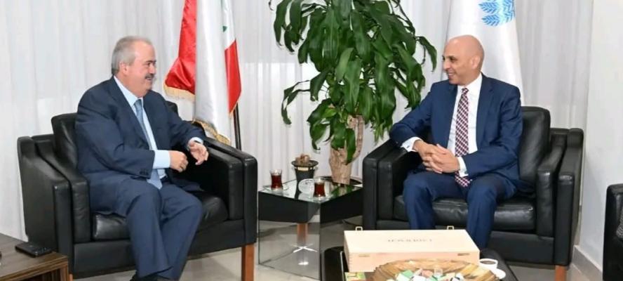 سفير مصر ببيروت يلتقي وزير المالية اللبناني ويستعرضان الأوضاع المالية والاقتصادية في لبنان