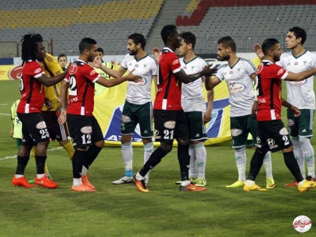 المصري المنتعش يواجه طلائع الجيش في السادسة علي ملعب برج العرب