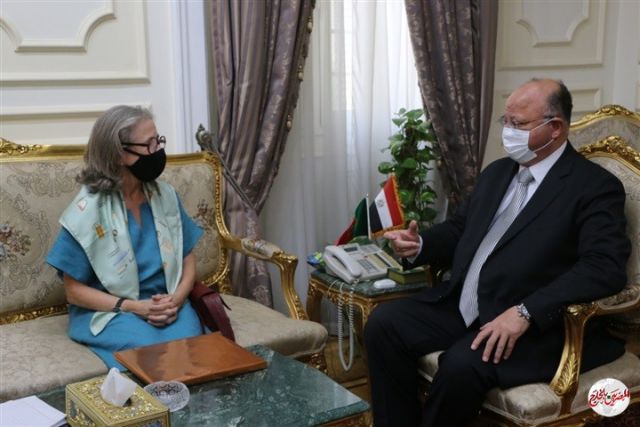 محافظ القاهرة يستقبل سفيرة البرتغال لبحث سبل التعاون