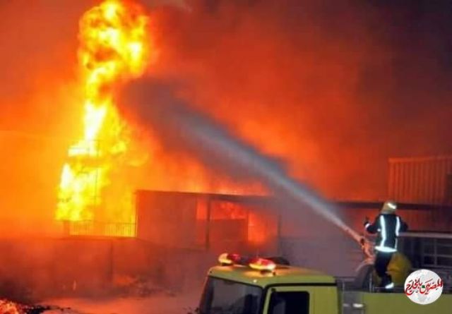 الحماية المدنية تسيطر على حريق هائل ب3منازل بنجع حمادي