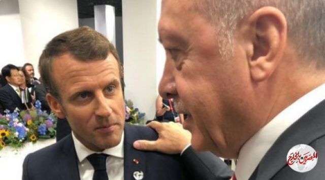 ماكرون يحث أردوغان على وقف التوتر فى شرق المتوسط