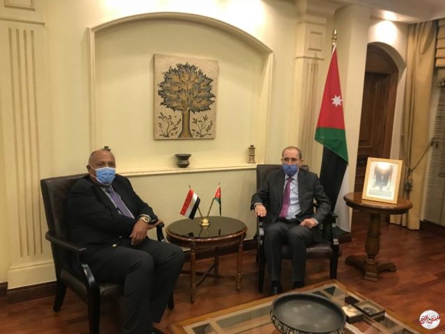 شكرى ونظيره الأردني: الدولة الفلسطينية المستقلة وعاصمتها القدس الشرقية هو السبيل الوحيد لحل الصراع