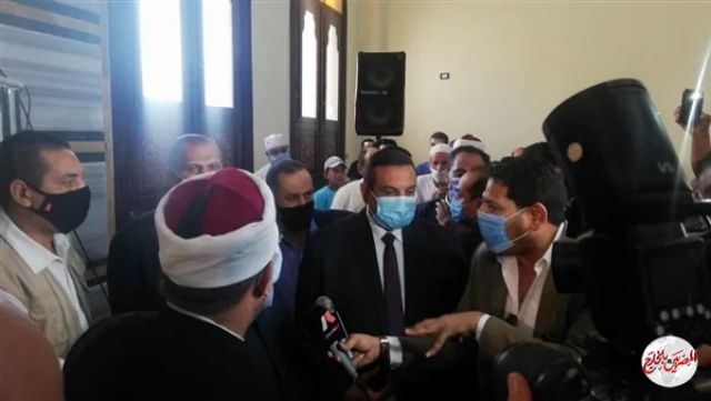 محافظ البحيرة ووزير الأوقاف والمفتي يفتتحون مسجد التقوى بالدلنجات