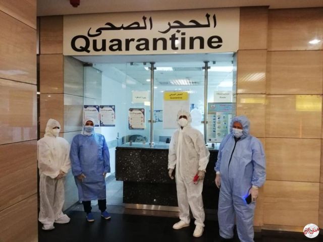 مطار القاهرة الدولي ينفذ تجربة طوارئ تطبيقا لإجراءات السلامة الصحية والوقائية